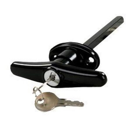 JR PRODUCTS JR PRODUCTS 10985 Exterior Hardware RV Locking T-Handle- Black J45-10985